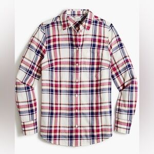 JCrew soft flannel button down shirt